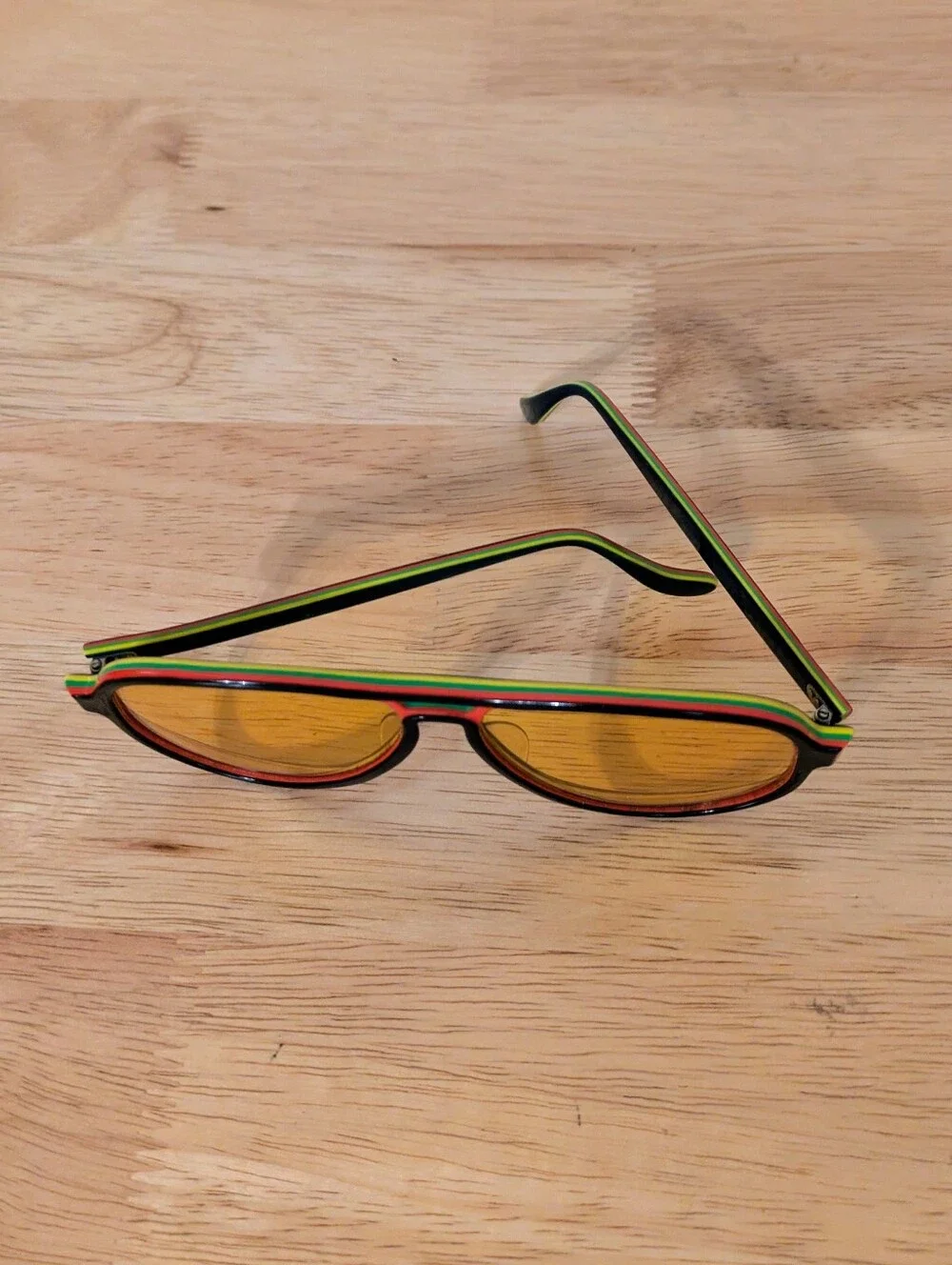 Vintage Bausch & Lomb Ray-Ban USA Vagabond Ambermatic Sunglasses